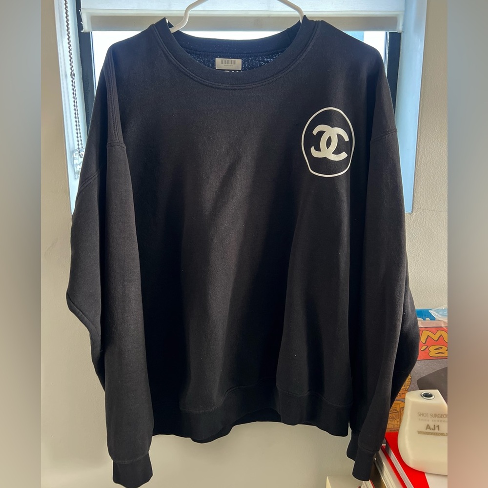 Black Sweatshirt with Logo